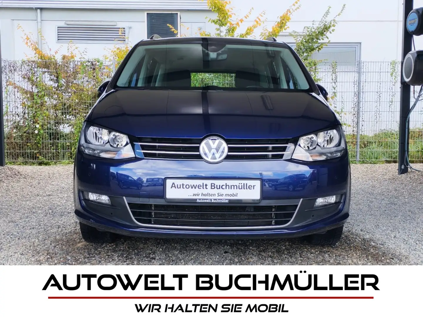 Volkswagen Sharan 1,4 TSI DSG,7 SITZER,AHK,NAVI,DAB,SPURH. Klima Bleu - 1