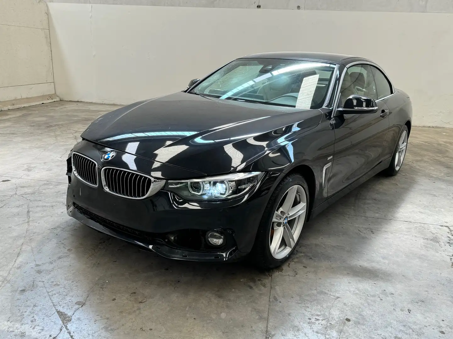 BMW 420 d Cabrio Aut. Luxury Line *MARCIANTE*77000 KM* Nero - 1