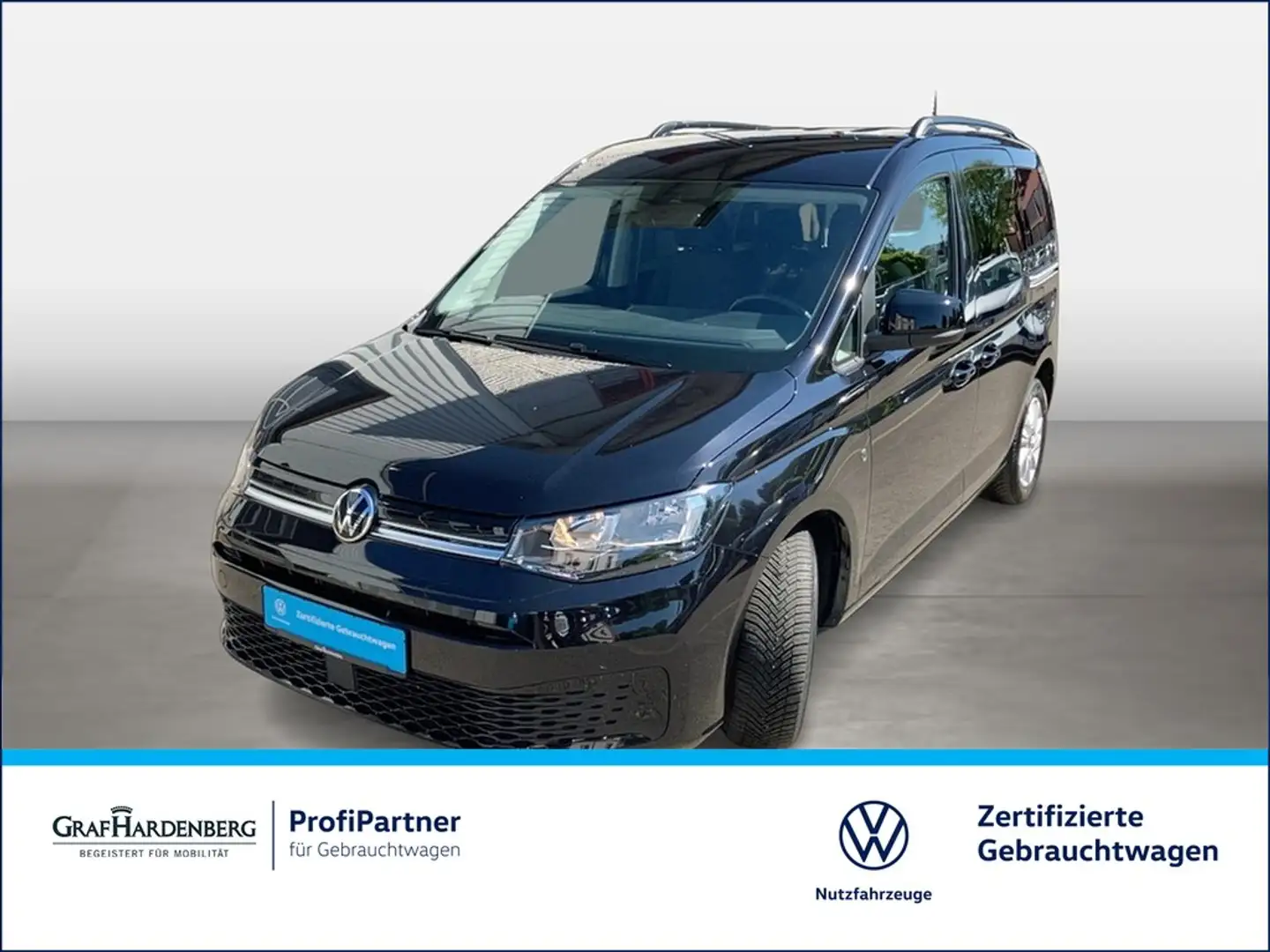 Volkswagen Caddy Life 2.0 TDI AHK ACC Winterpaket Zwart - 1