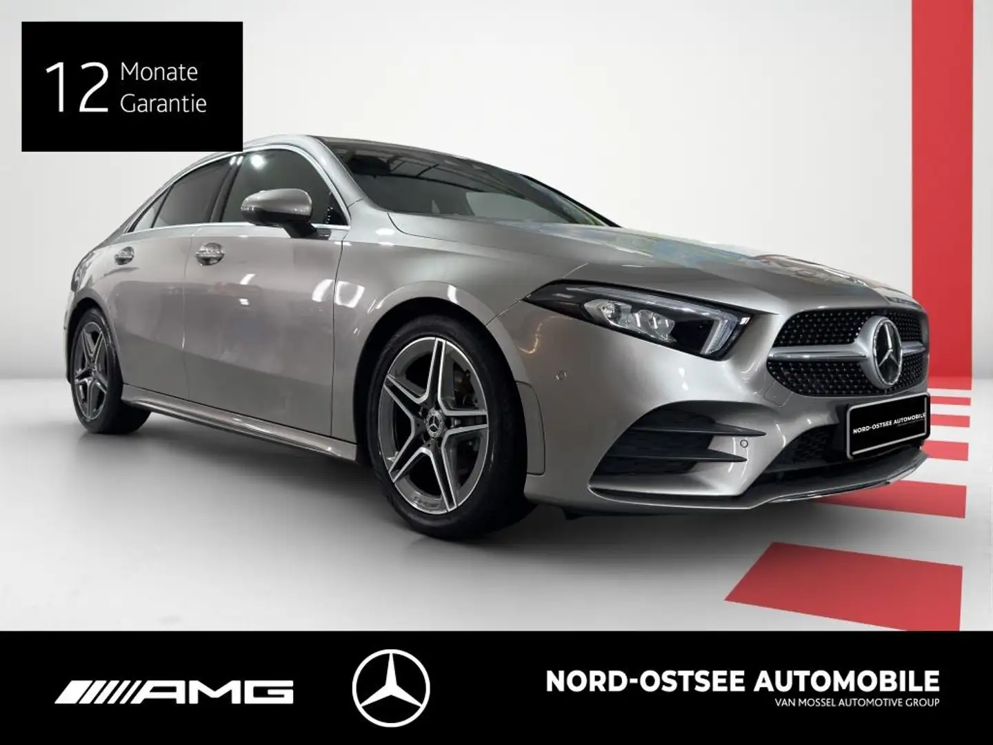 Mercedes-Benz A 180 d AMG DISTRO 360 KEYLESS LED SHZ PDC Argent - 2