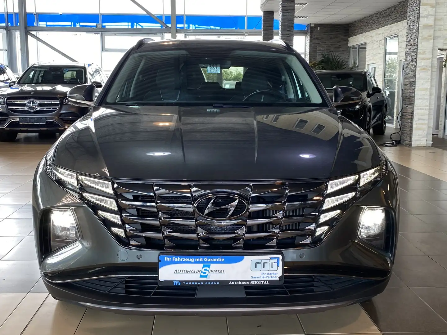 Hyundai TUCSON Prime 4WD dig.Cockpit AHK ACC Leder Krell Grau - 2