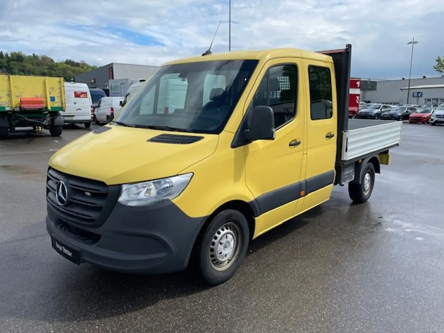 Mercedes-Benz Sprinter 317 CDI DOKA PRITSCHE/3665/AUTOMATIK/KLIMA/DAB/AHK Geel - 2