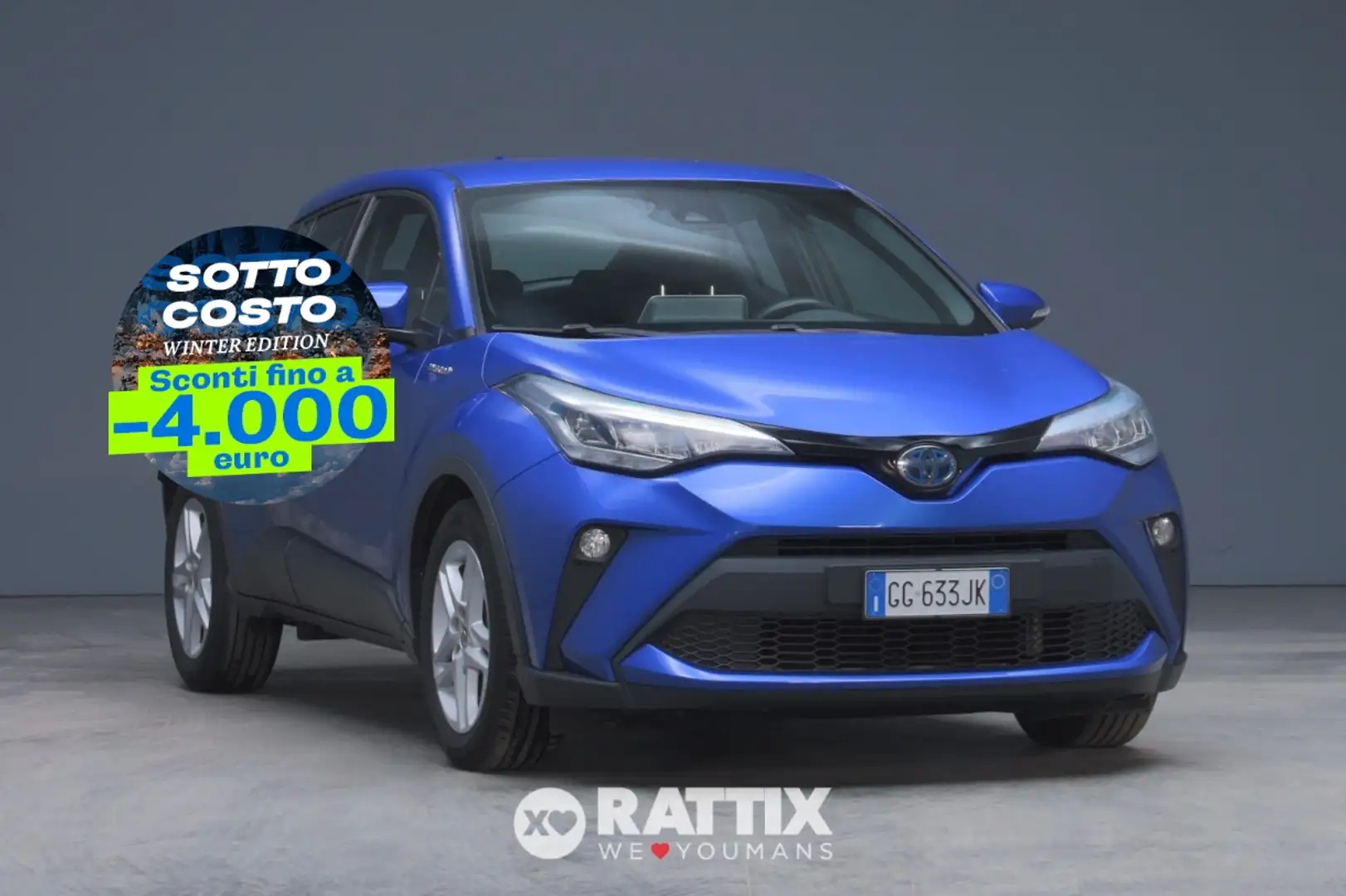 Toyota C-HR 1.8 Hybrid Business e-CVT Blu/Azzurro - 1