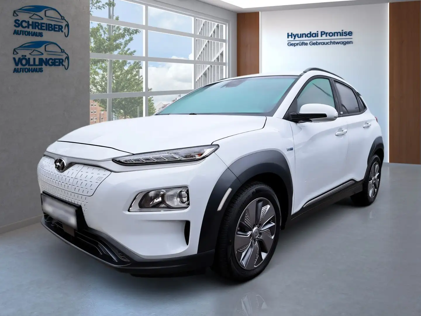 Hyundai KONA Advantage 100kw Elektro 2WD Blanc - 1