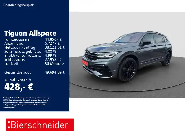 Volkswagen Tiguan Allspace 2.0 TDI DSG 4Mo R-Line Black AHK