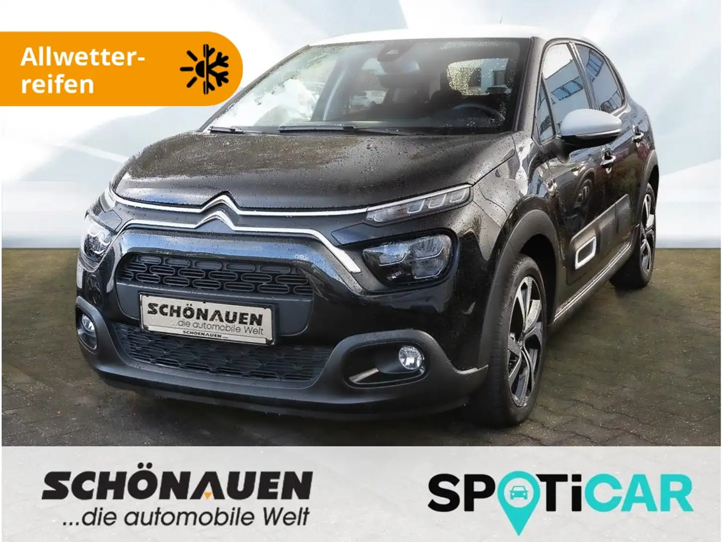 Citroen C3 Shine Pack +PDC+RFK+KLIMA+CARPLAY+LED+ISOFIX+ Schwarz - 1