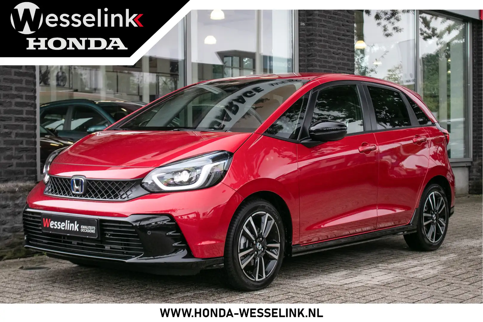 Honda Jazz 1.5 e:HEV Advance Sport - Andr.auto/Apple carplay Rood - 1