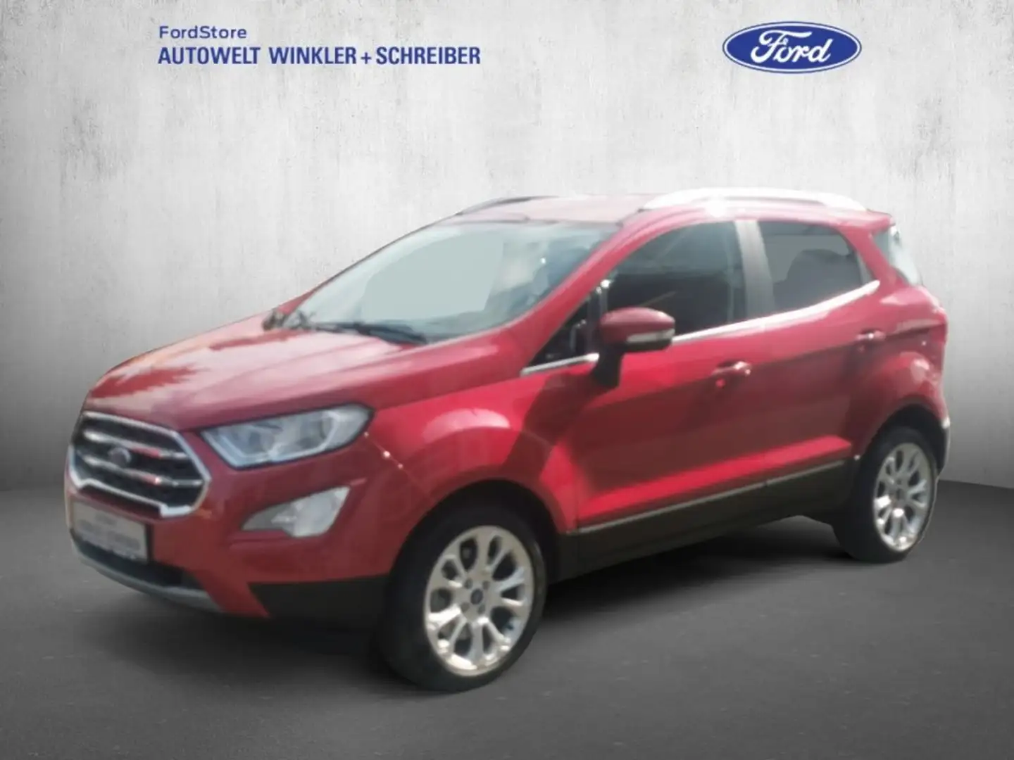 Ford EcoSport 1.0 EcoBoost TITANIUM Rouge - 1