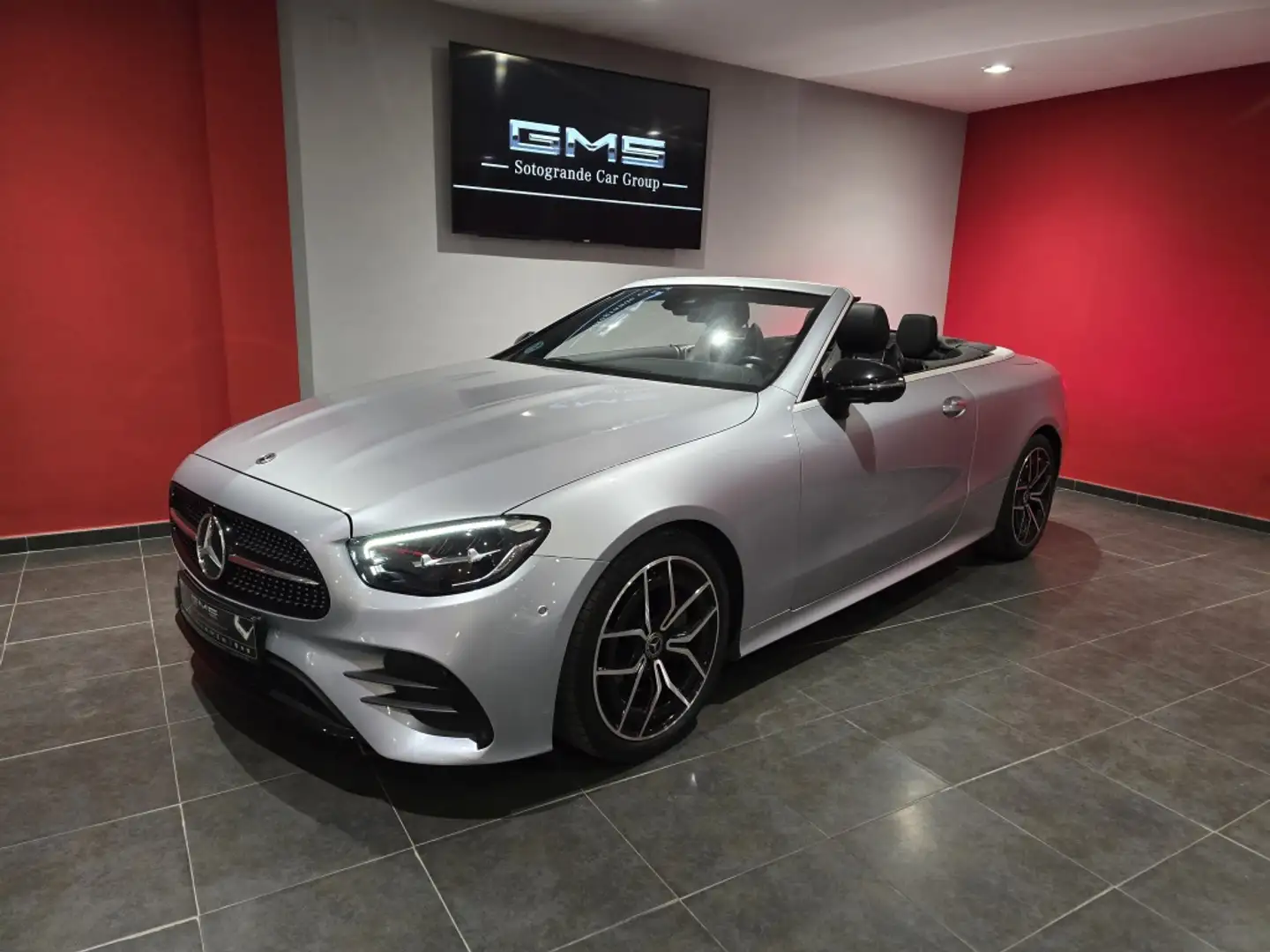 Mercedes-Benz E 220 Cabrio 220d 9G-Tronic Argent - 1