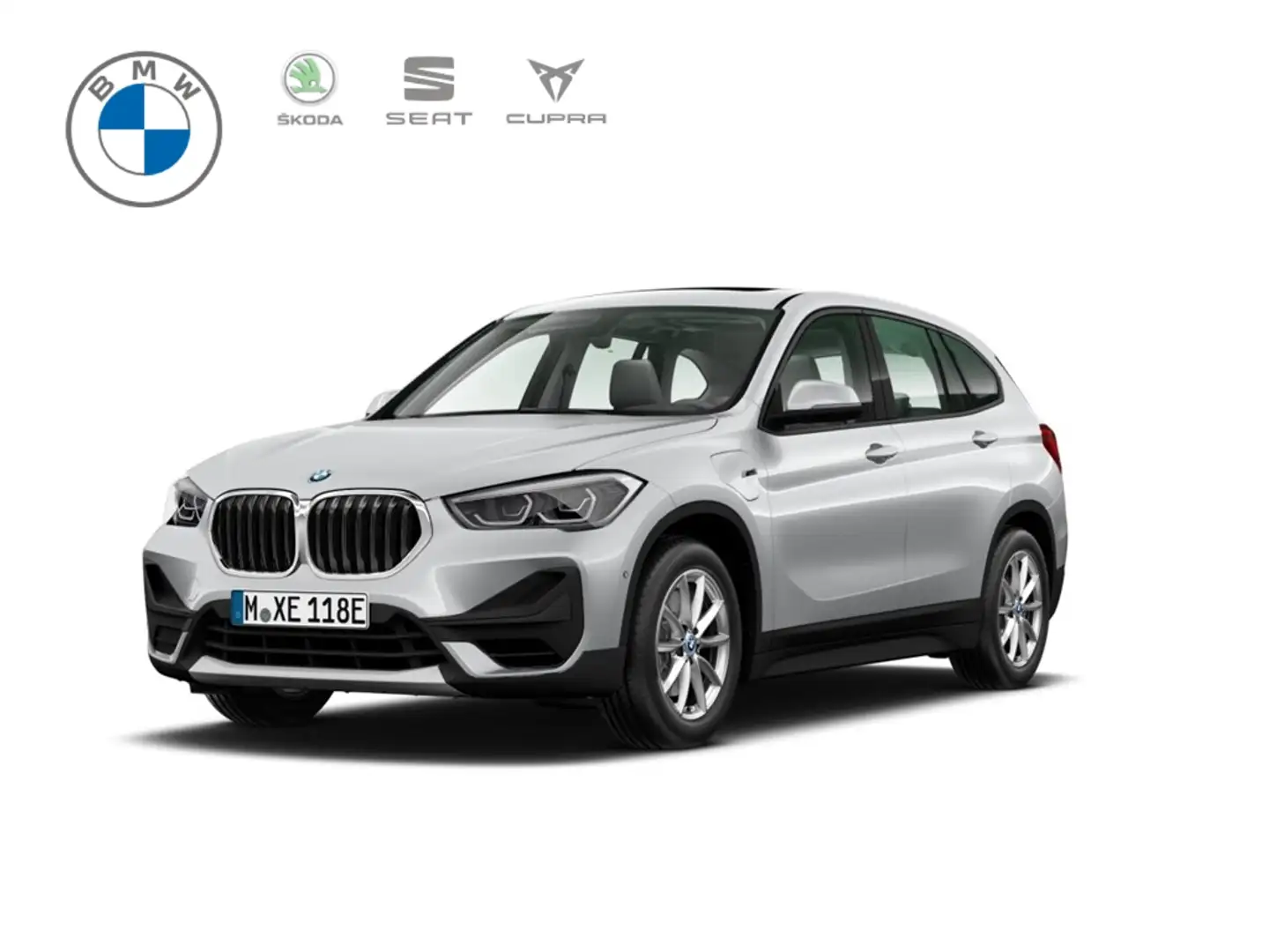 BMW X1 xDrive 25e Advantage Aut. AHZV+PANORAMADACH+LED+PD Silber - 1