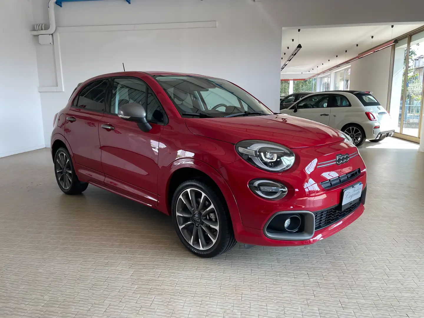 Fiat 500X 1.5 t4 hybrid Sport 130cv dct Km 4000-Led-Telecam. Rouge - 1