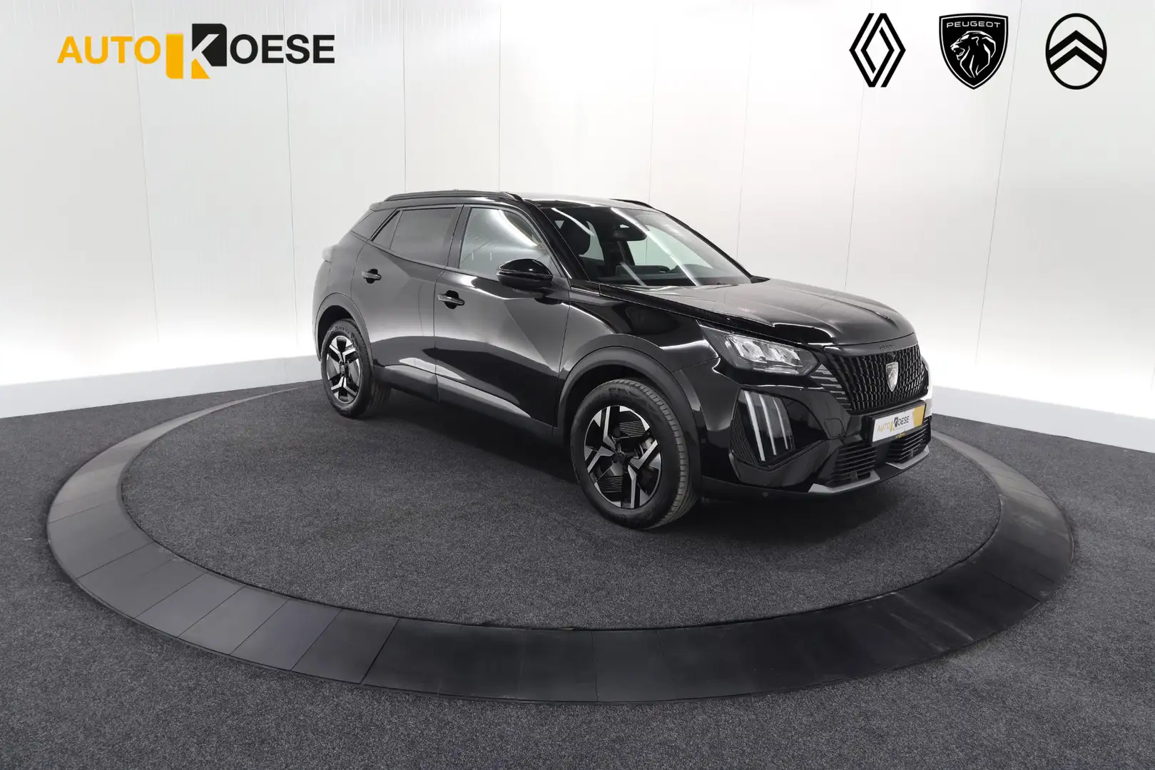 Peugeot 2008 Hybrid 136 e-DCS6 Allure | 360 Camera | Adaptieve Zwart - 1