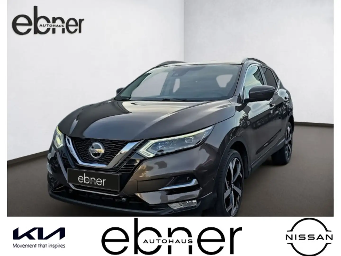 Nissan Qashqai 1.3 DIG-T DCT Tekna | 4x Kamera | LED | Brun - 1