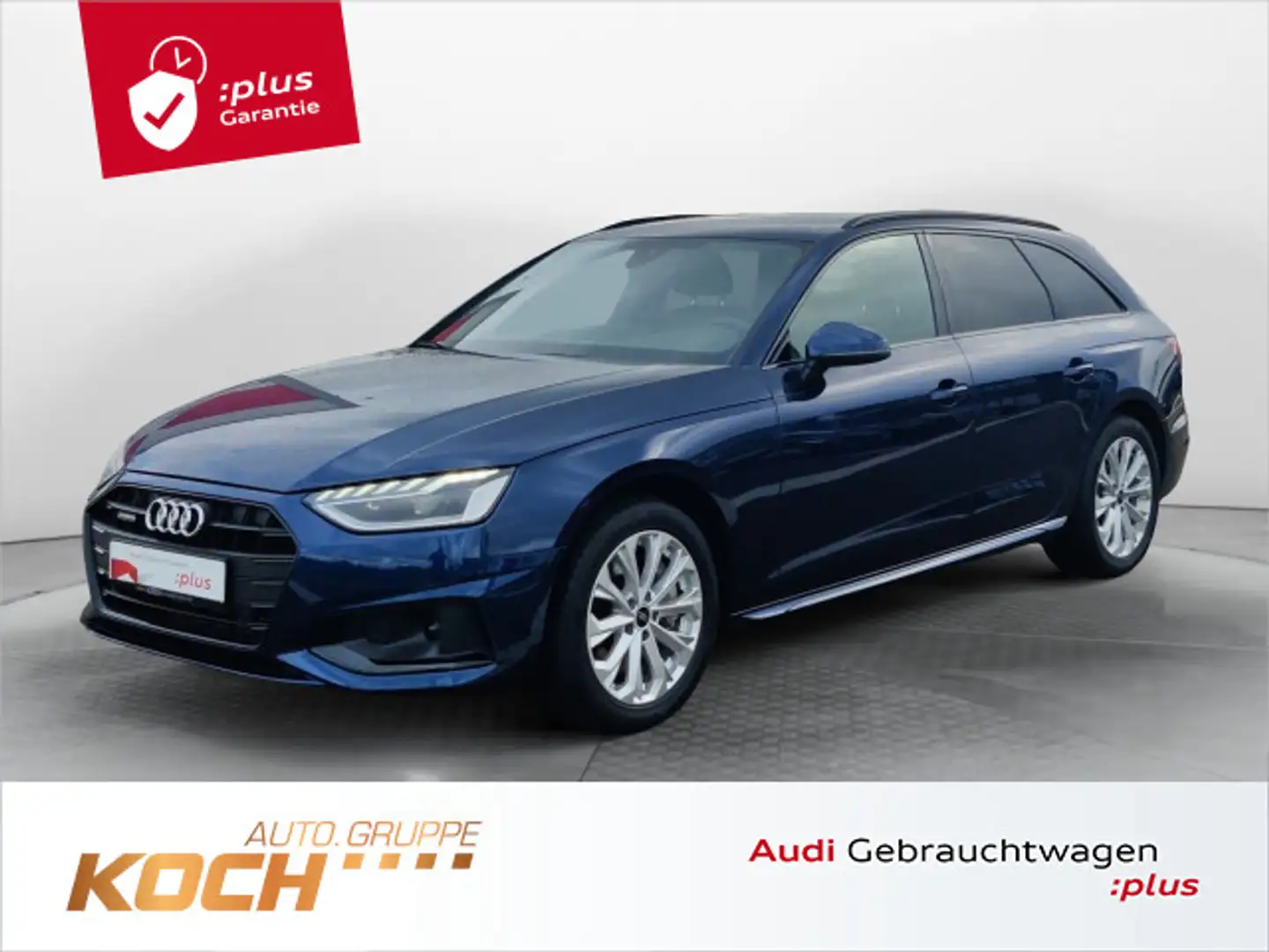 Audi A4 45 TFSI q. S-Tronic LED, Navi Touch, Kl Blau - 1