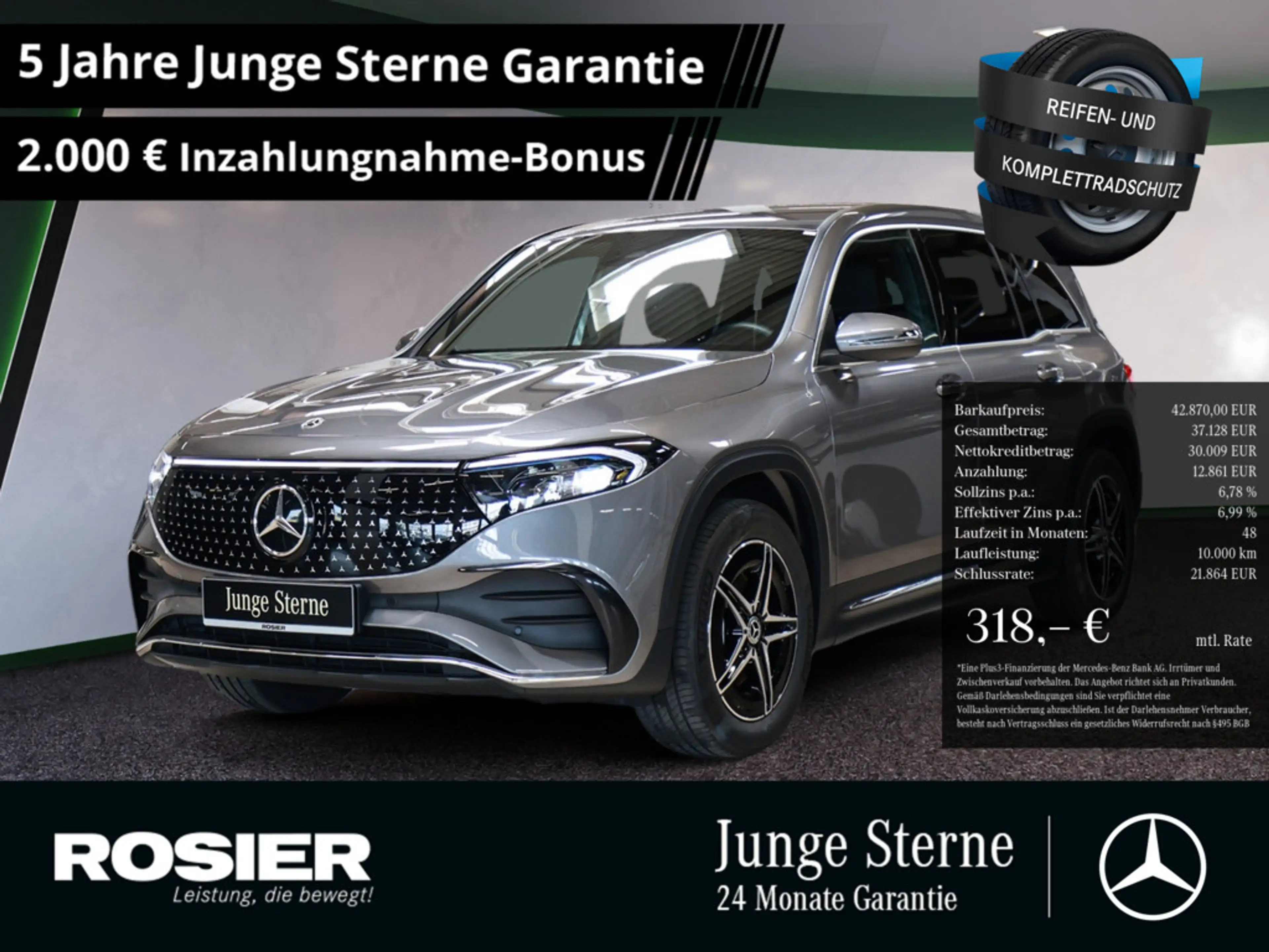 Mercedes-Benz EQB 250 + AMG Sport Advanced LED NAVI KAMERA