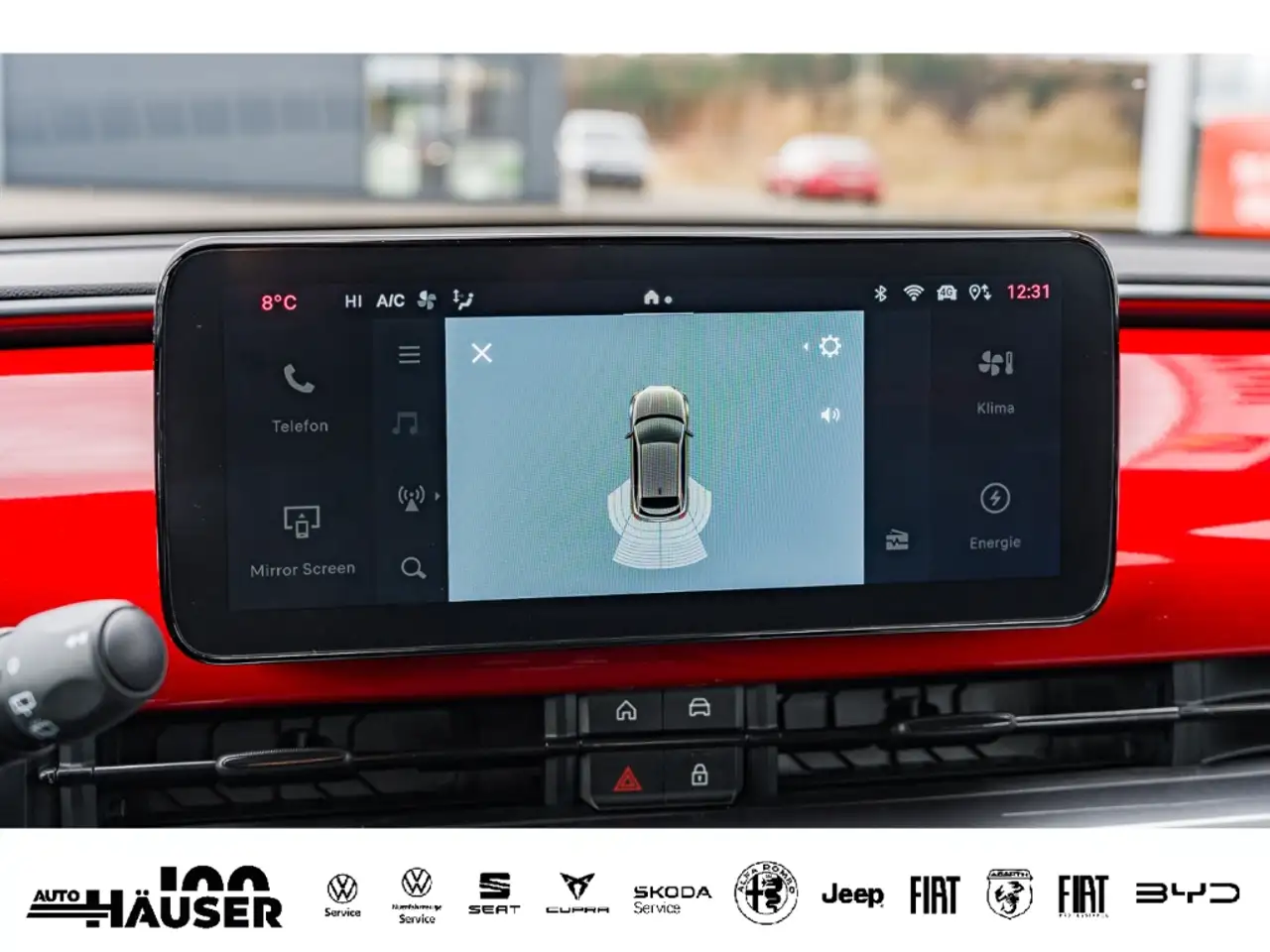 Fiat 600 RED 54 kWh TEMPOMAT LED APPLE ANDROID 20