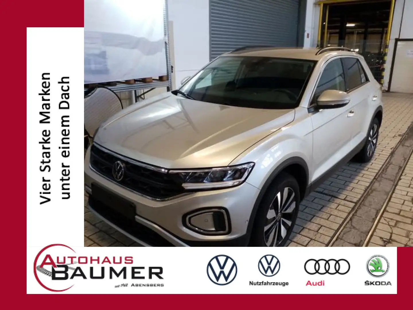 Volkswagen T-Roc 1.5 TSI Move 1.5 TSI DSG Navi LED Kamera Argent - 1