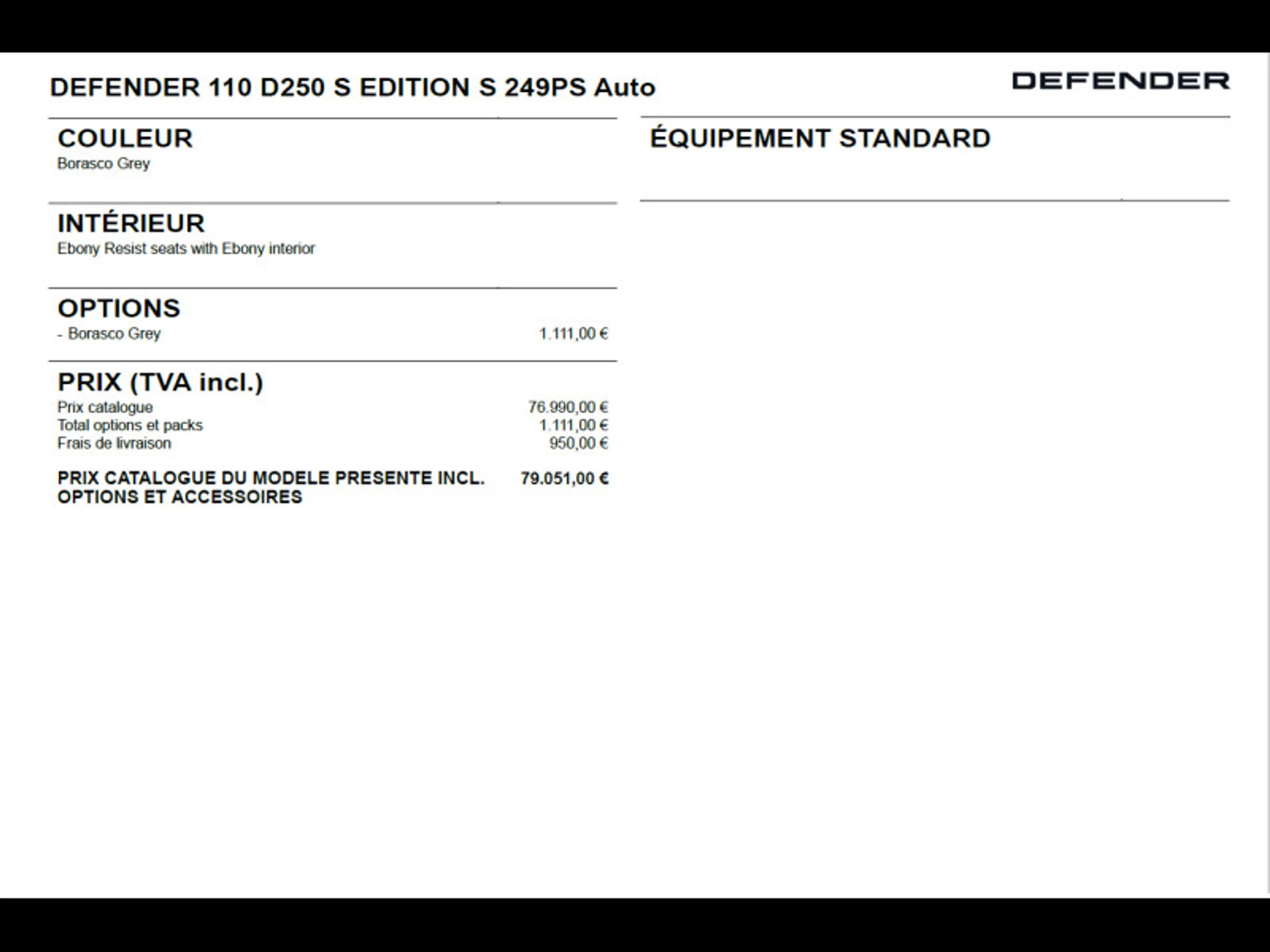 Land Rover Defender 110 D250 S Edition — photo 6