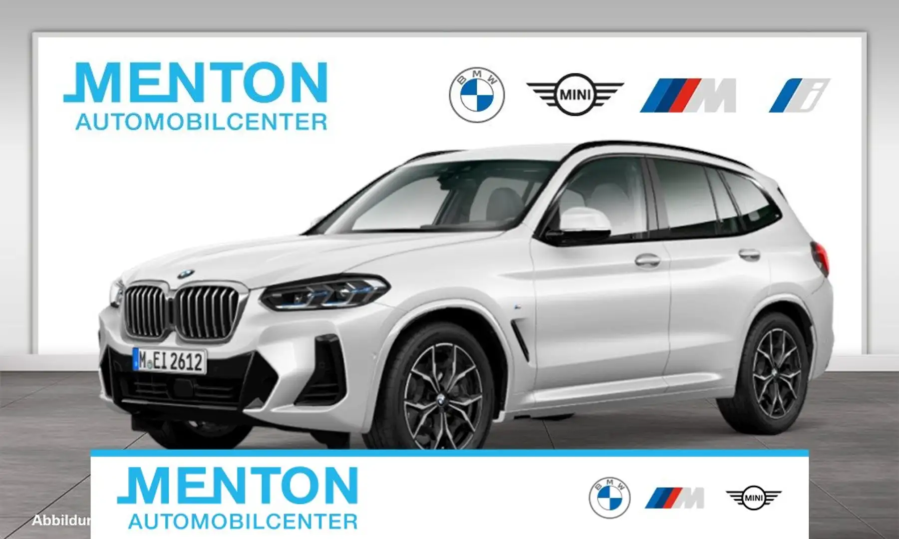 BMW X3 xDrive20d M Sportpaket Head-Up HiFi DAB WLAN Weiß - 1