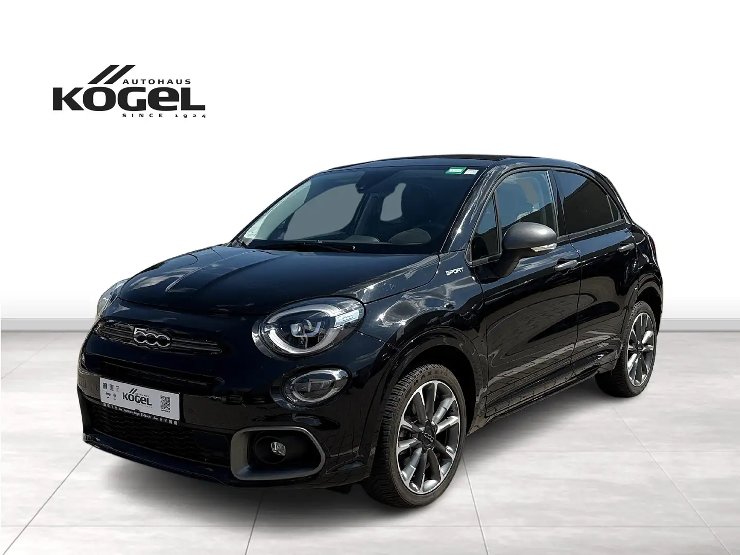 Fiat 500X Dolcevita Sport Hybrid 1.5 GSE 96 kW (130 PS) Zwart - 1