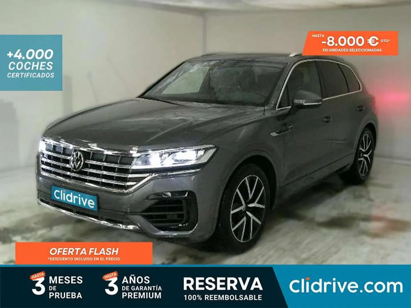 Volkswagen Touareg Prem Eleg 3.0 V6 TDI 170kW Tip 4M Gris - 1