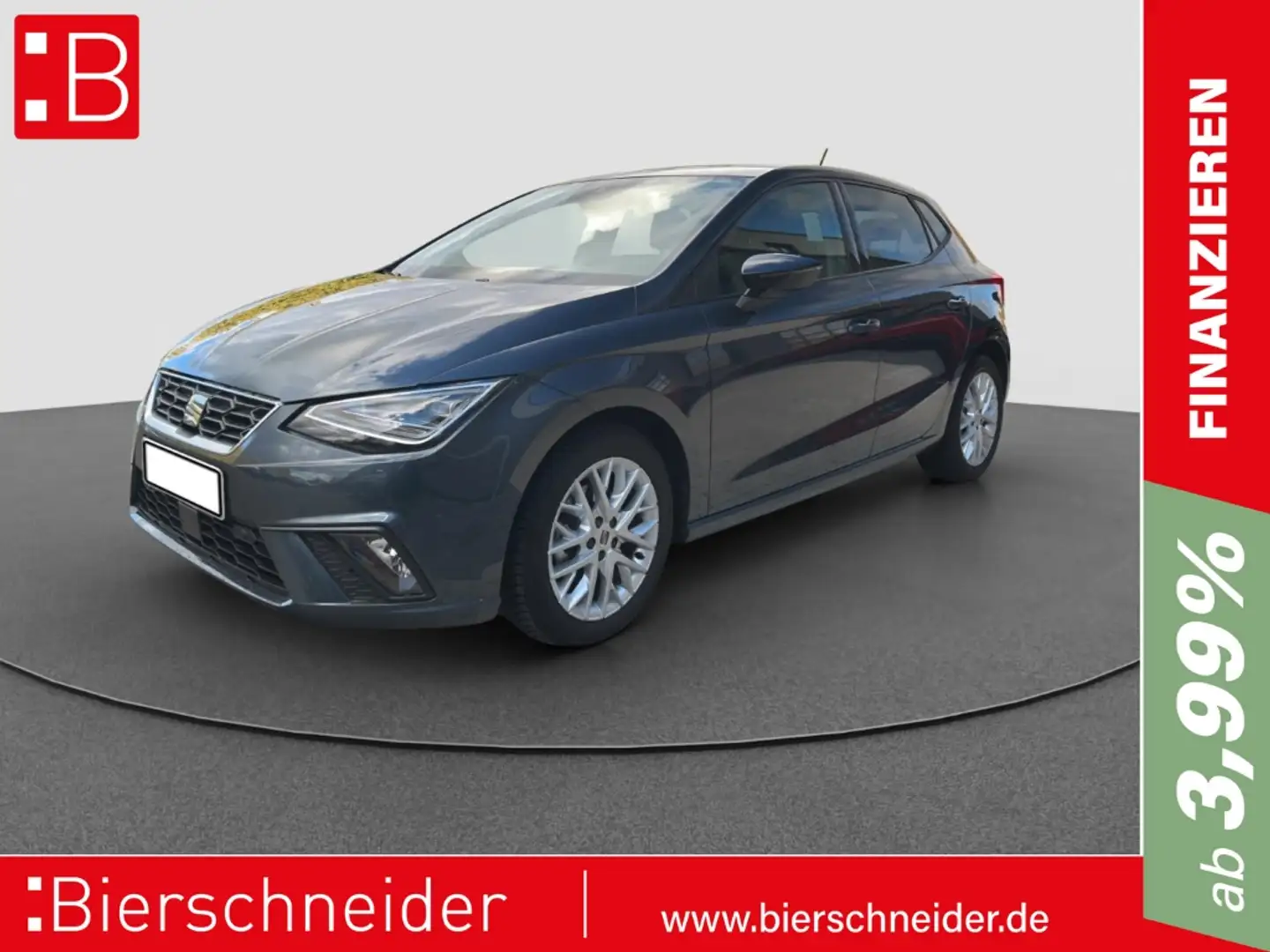 SEAT Ibiza 1.5 TSI DSG FR AB 199EUR NAVI REAR VIEW SHZ Grau - 1