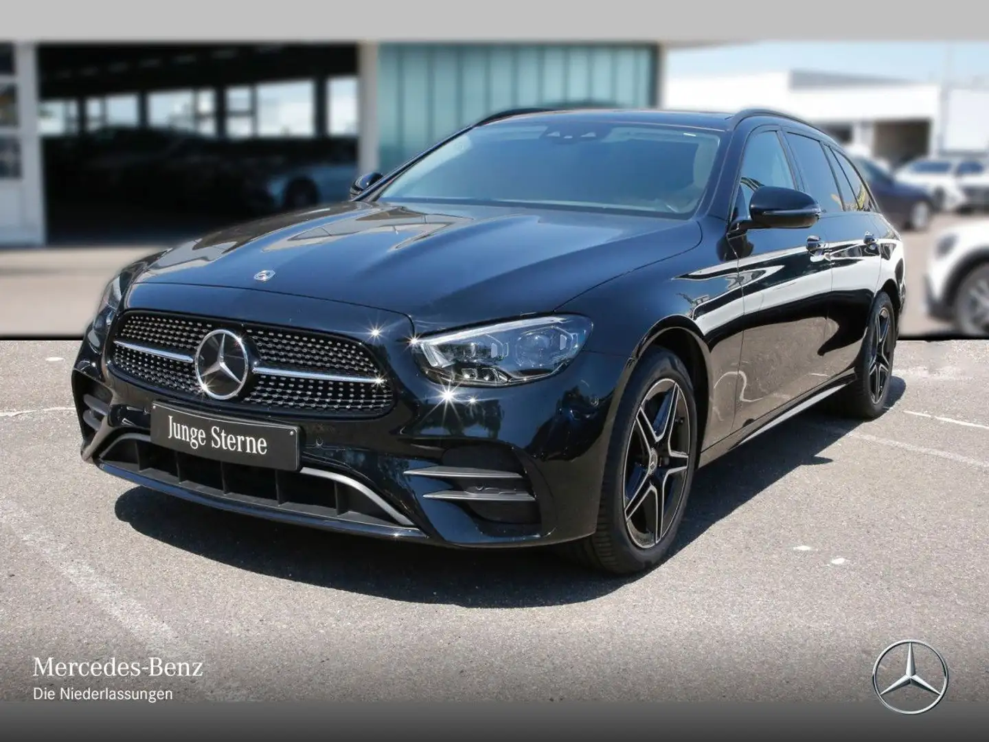 Mercedes-Benz E 300 de T AMG+NIGHT+PANO+MULTIBEAM+FAHRASS+KAMERA Negro - 2