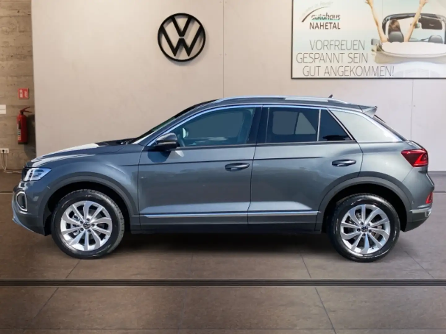 Volkswagen T-Roc Style 1.5 TSI MATRIX LED AHK RÜFA NAVI SHZ BUSINES Grigio - 2
