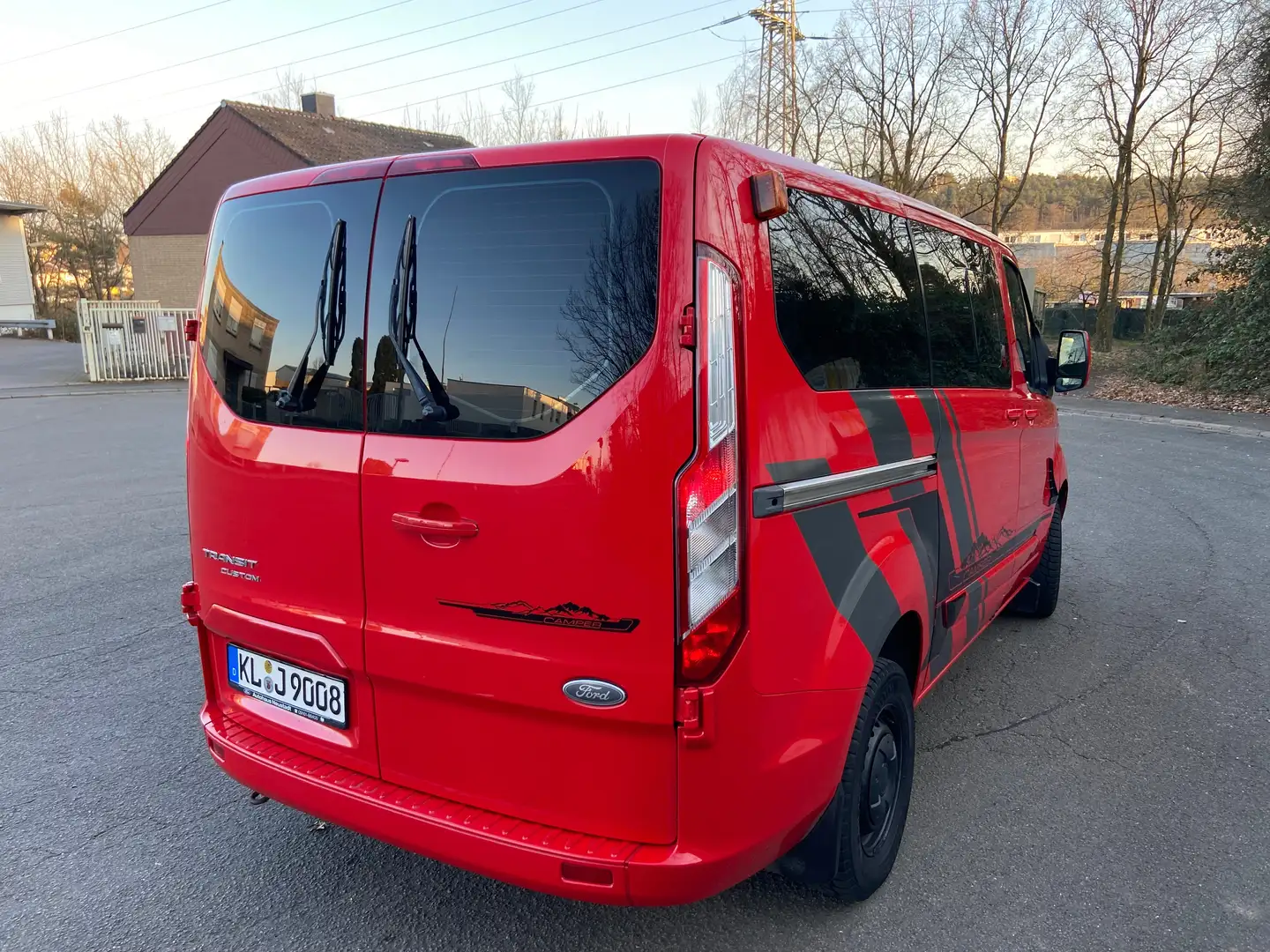 Ford Transit Custom 310 L2H1 VA Trend Camper 5Sitz 2Schlaf Solar StHei Rot - 2