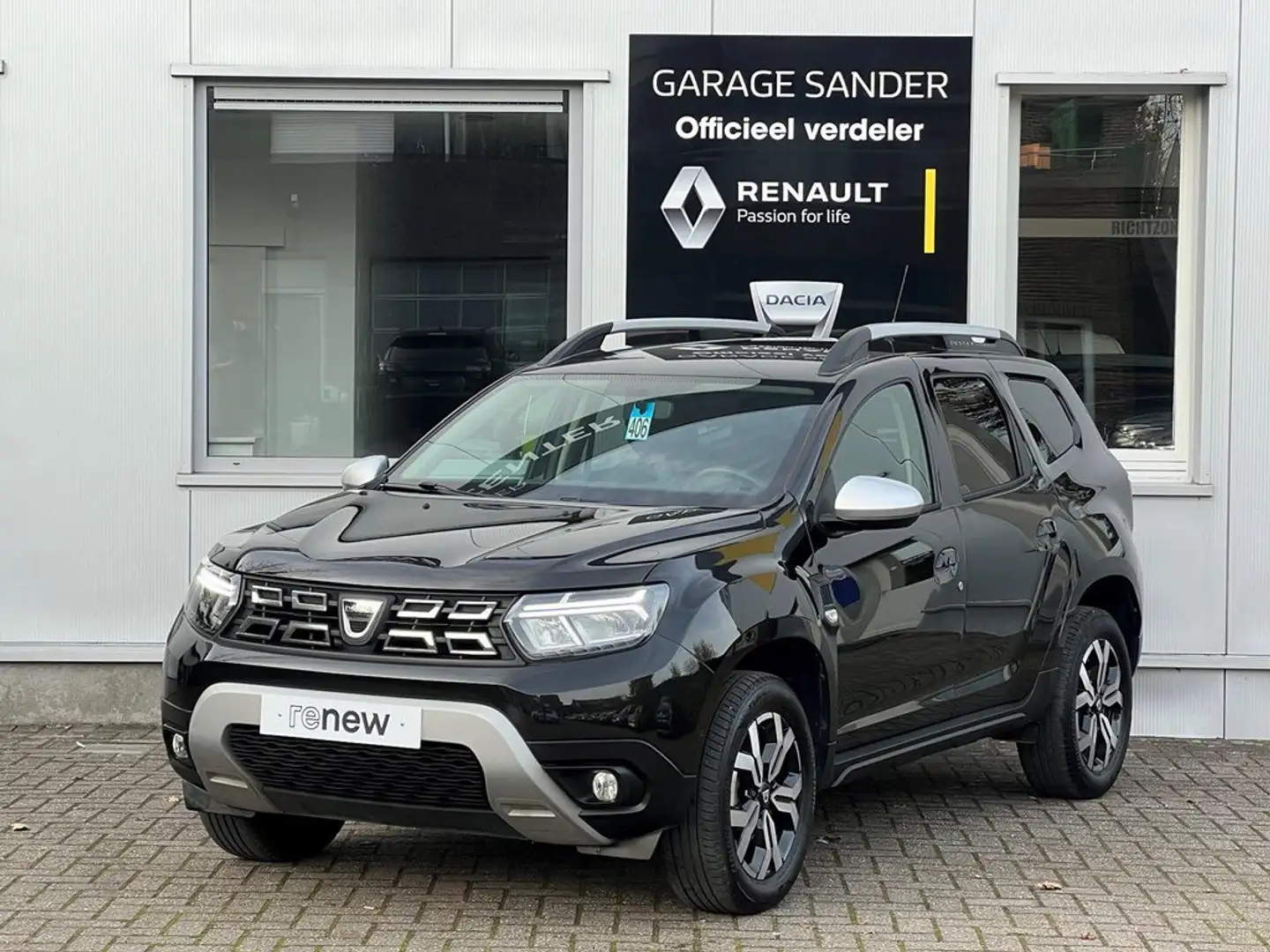 Dacia Duster TCe 130 Pk Prestige * Leder * Noir - 1