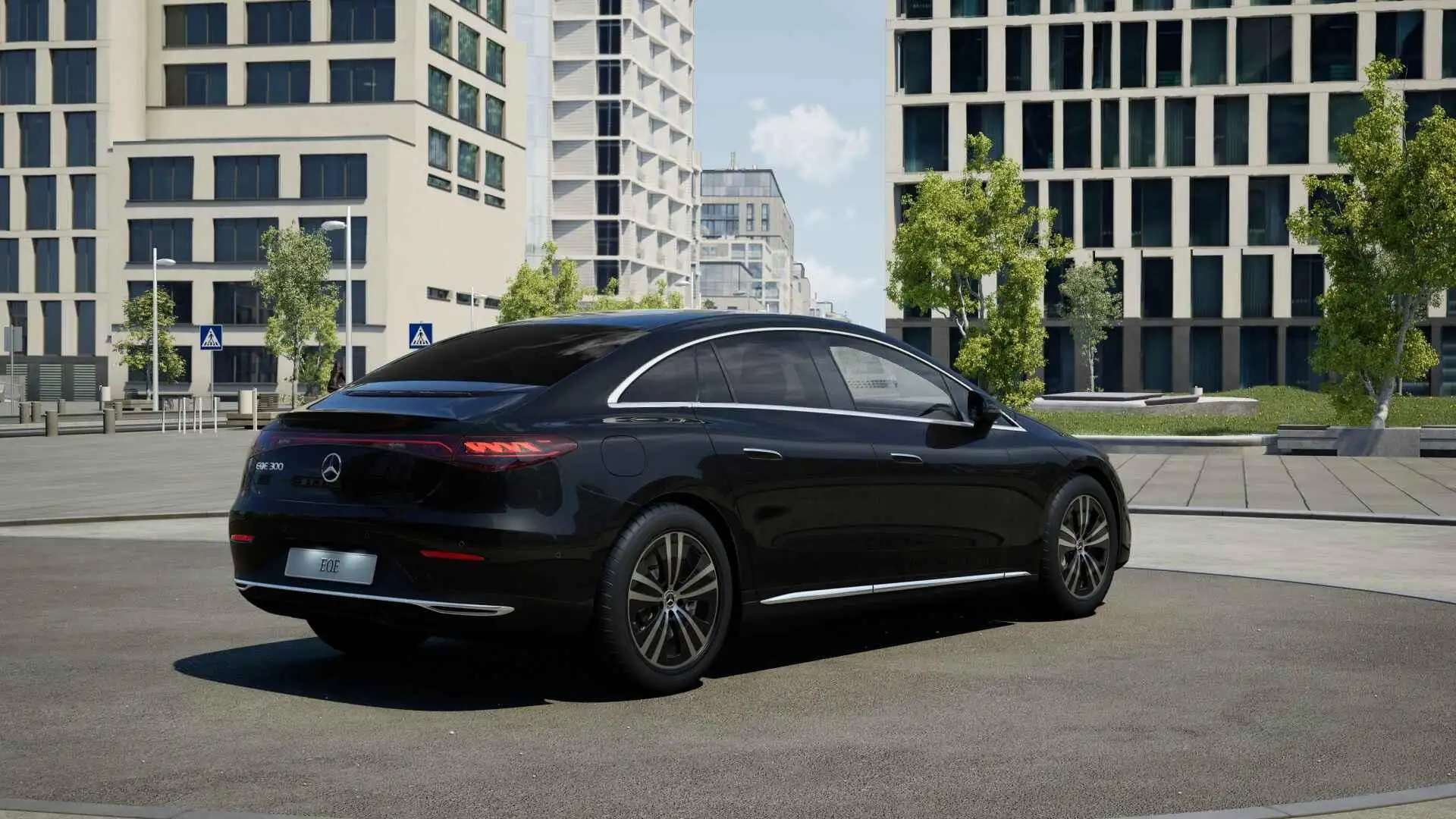 Mercedes-Benz EQE 300 Business Edition 89 kWh | Panoramadak | Achteruitr Noir - 2