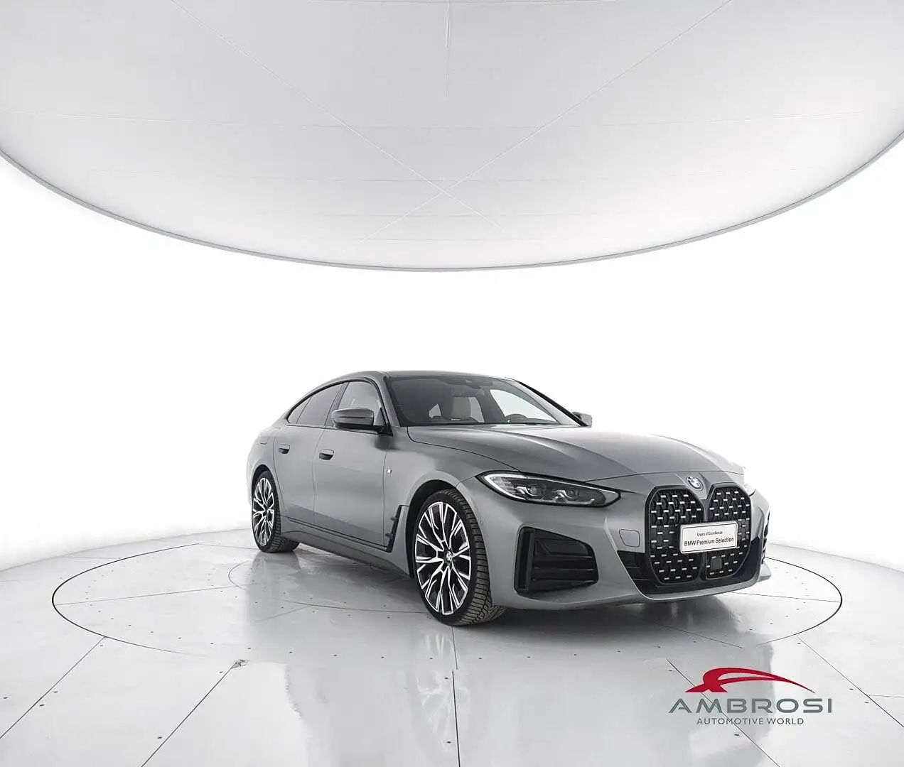BMW 420 Gran Coupé 420d mhev 48V Msport auto Grigio - 2