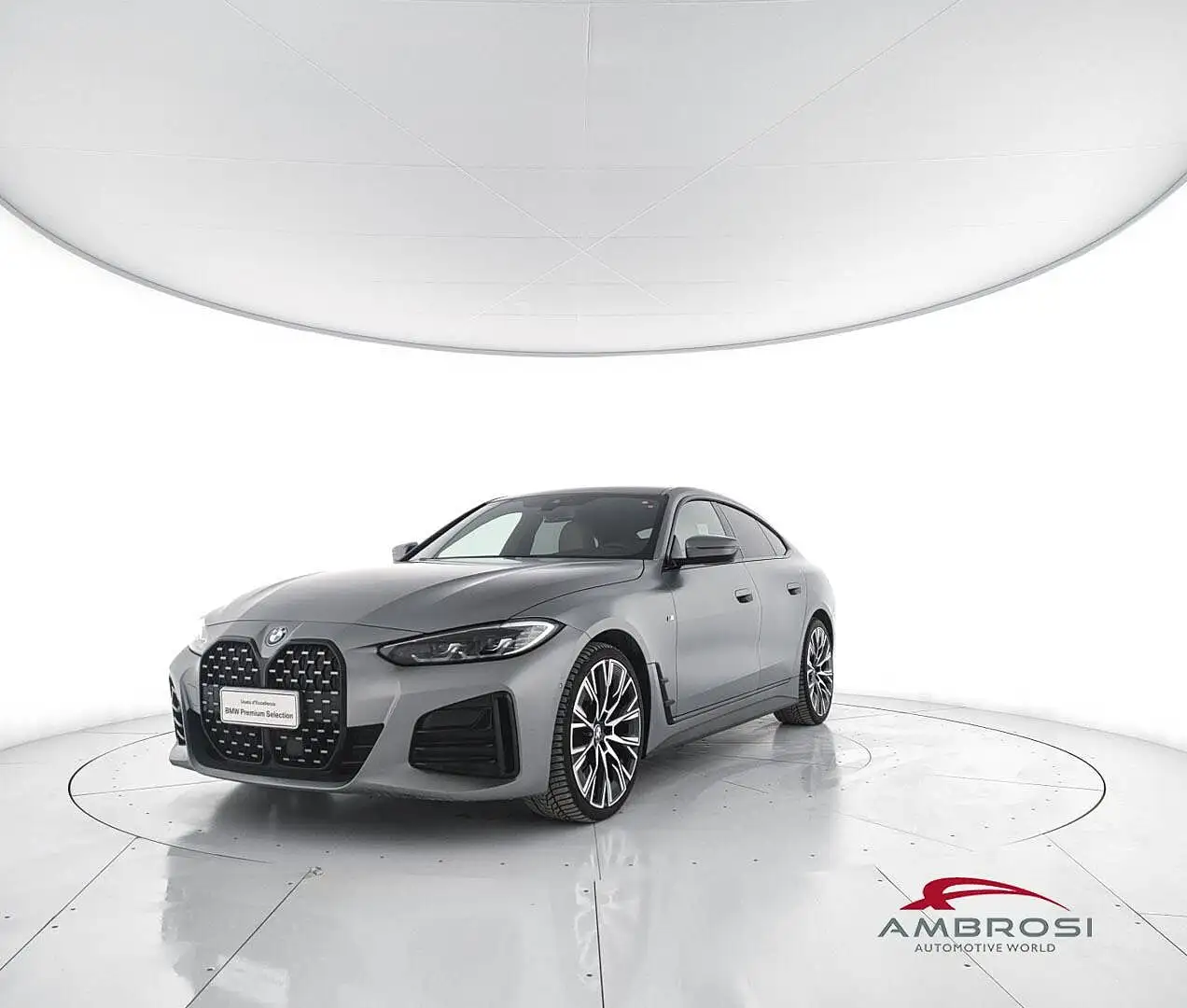 BMW 420 Gran Coupé 420d mhev 48V Msport auto Grigio - 1