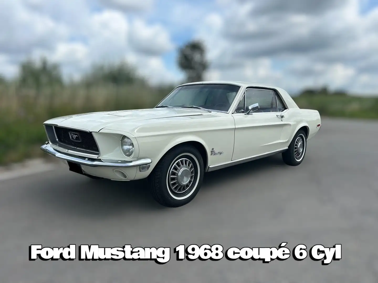 Ford Mustang 1968 COUPE Weiß - 1
