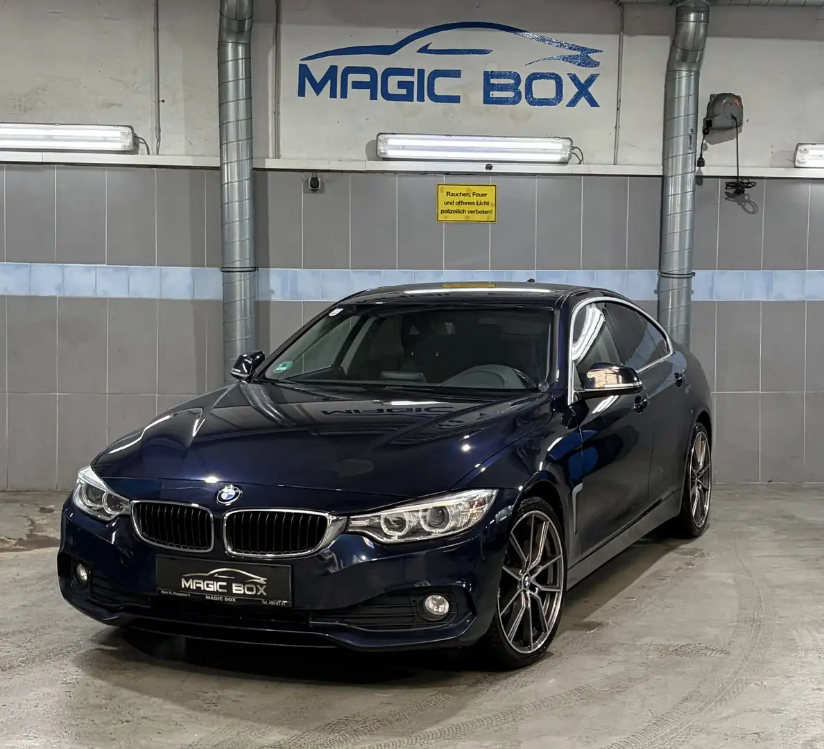 BMW 420 ANHÄNGERKUPPLUNG*SITZHEIZ.*AUTOMATIK*17ZOLL ALU Blau - 1