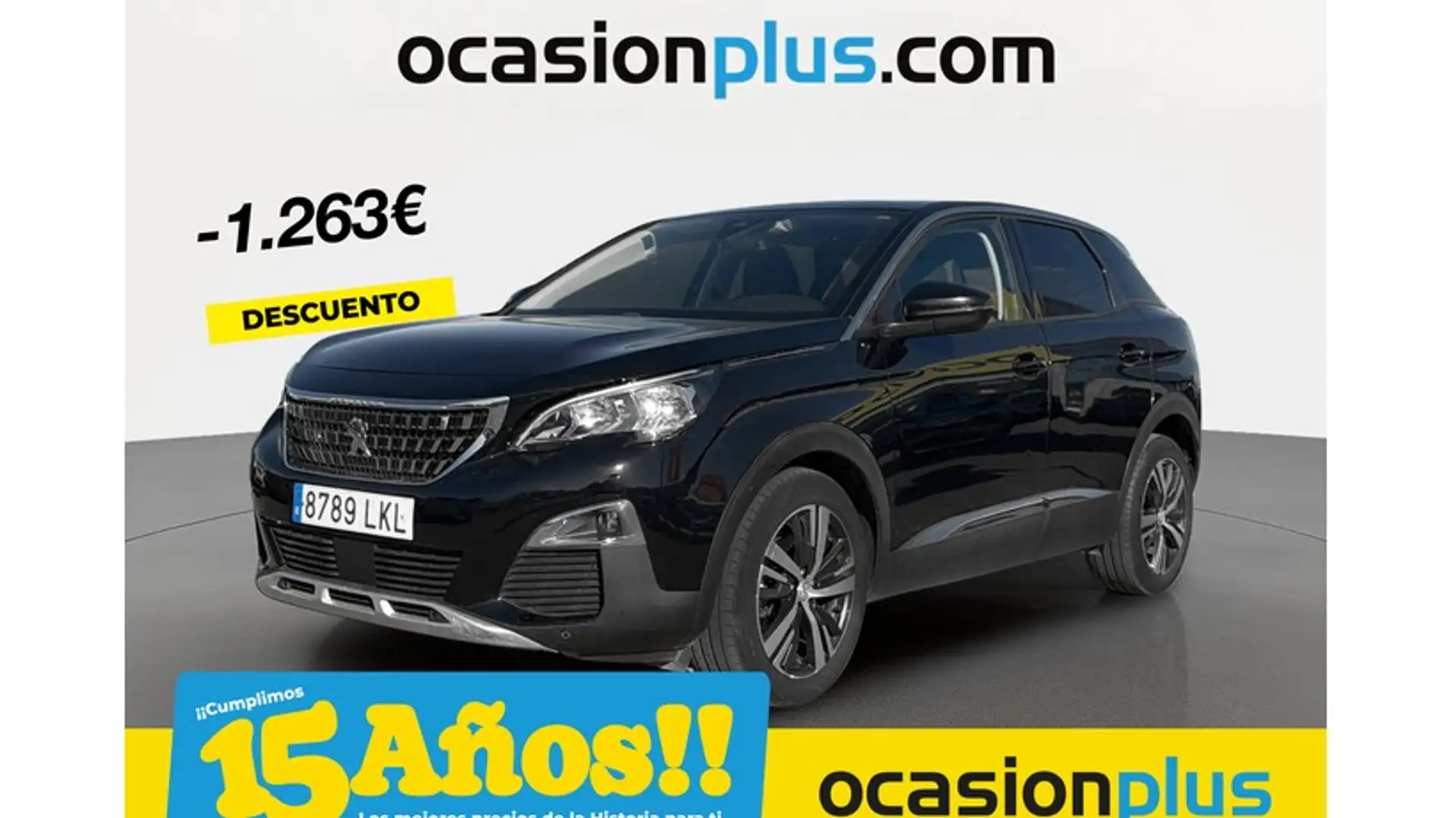 Peugeot 3008 1.6 BlueHDi Allure 120 Noir - 1