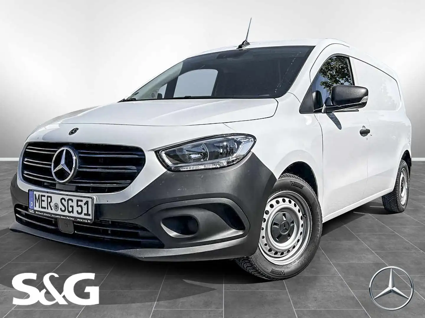 Mercedes-Benz Citan 112 CDI KA/L MBUX+AHK+Tempomat+Klima+DAB+ Weiß - 1