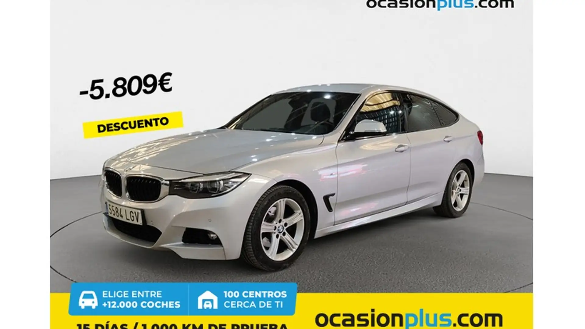 BMW 320 320dA Gran Turismo Plateado - 1