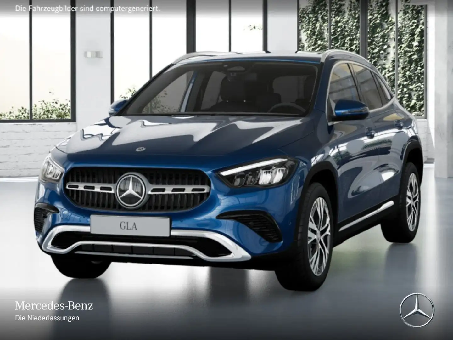 Mercedes-Benz GLA 250 e PROGRESSIVE+LED+KAMERA+TOTW+8G Blau - 2