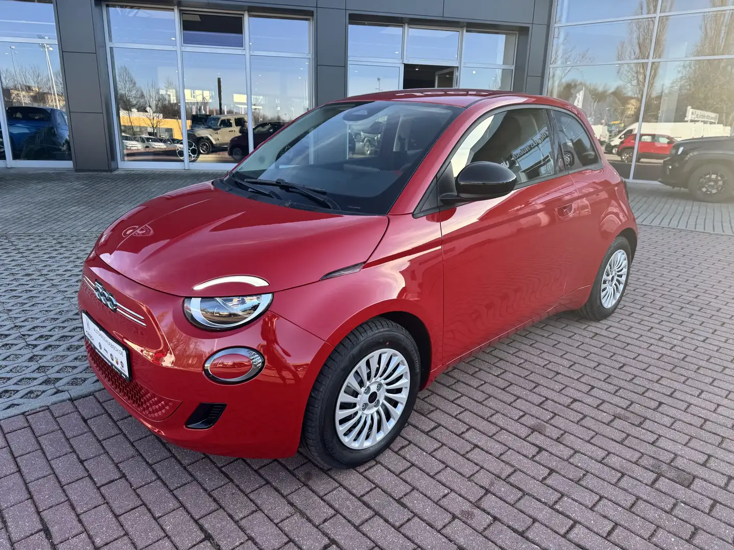 Fiat 500e Red 42kWh ab mtl. 199€ Leasen Rojo - 2