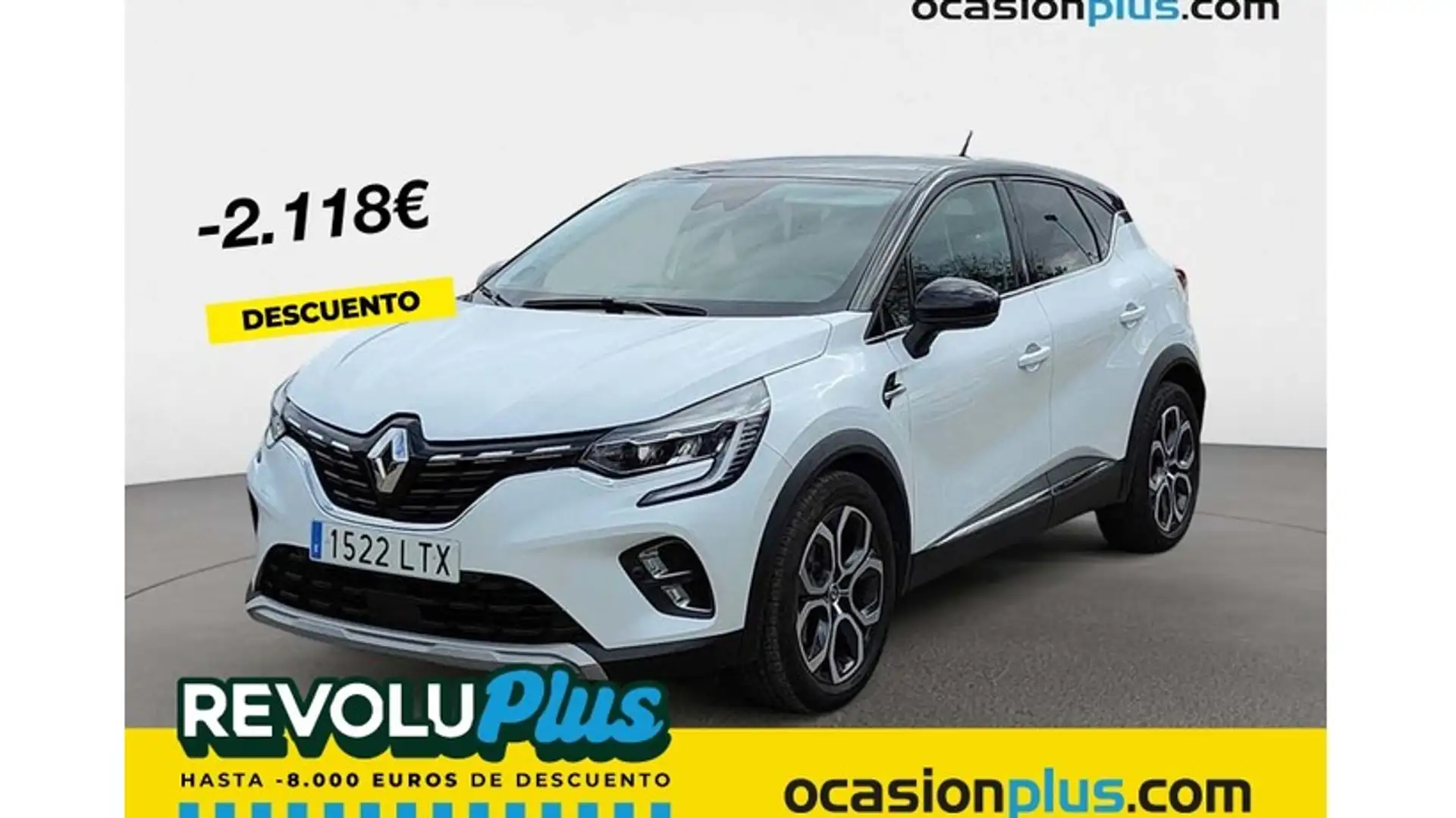 Renault Captur E-TECH Híbrido Enchufable Fast Track 117kW Blanco - 1