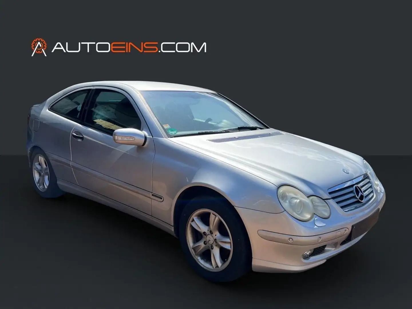 Mercedes-Benz C 200 C200 Kompressor  Sportcoupe  Indianapolis Zilver - 1
