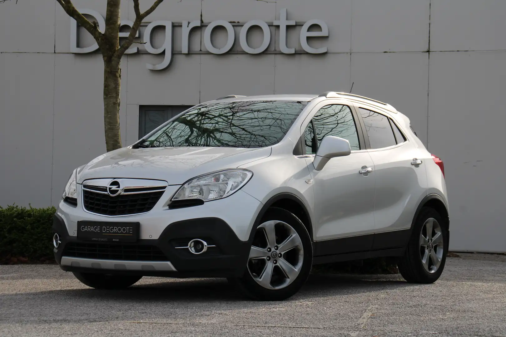 Opel Mokka 1.4T Enjoy *AGR LEDER*ZETEL+STUURVERW*TREKHAAK* Silber - 1
