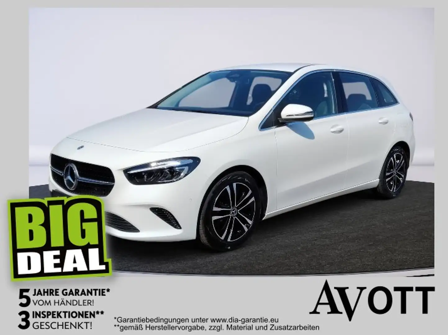 Mercedes-Benz B 200 d LED Navi PDC ParkAss Weiß - 1