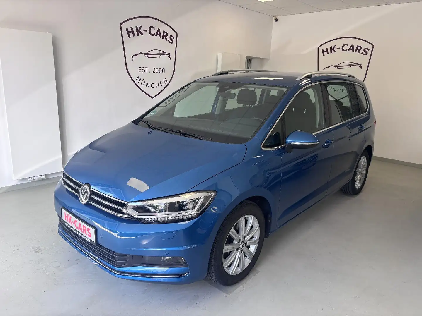 Volkswagen Touran 2,0TDI Highline 190PS! 1.Hd/DSG Blau - 1