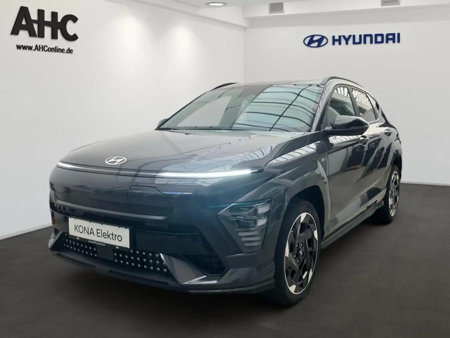 Hyundai KONA EV 2WD 65,4kWh N-Line X HUD WPumpe 2xKlima Grau - 1