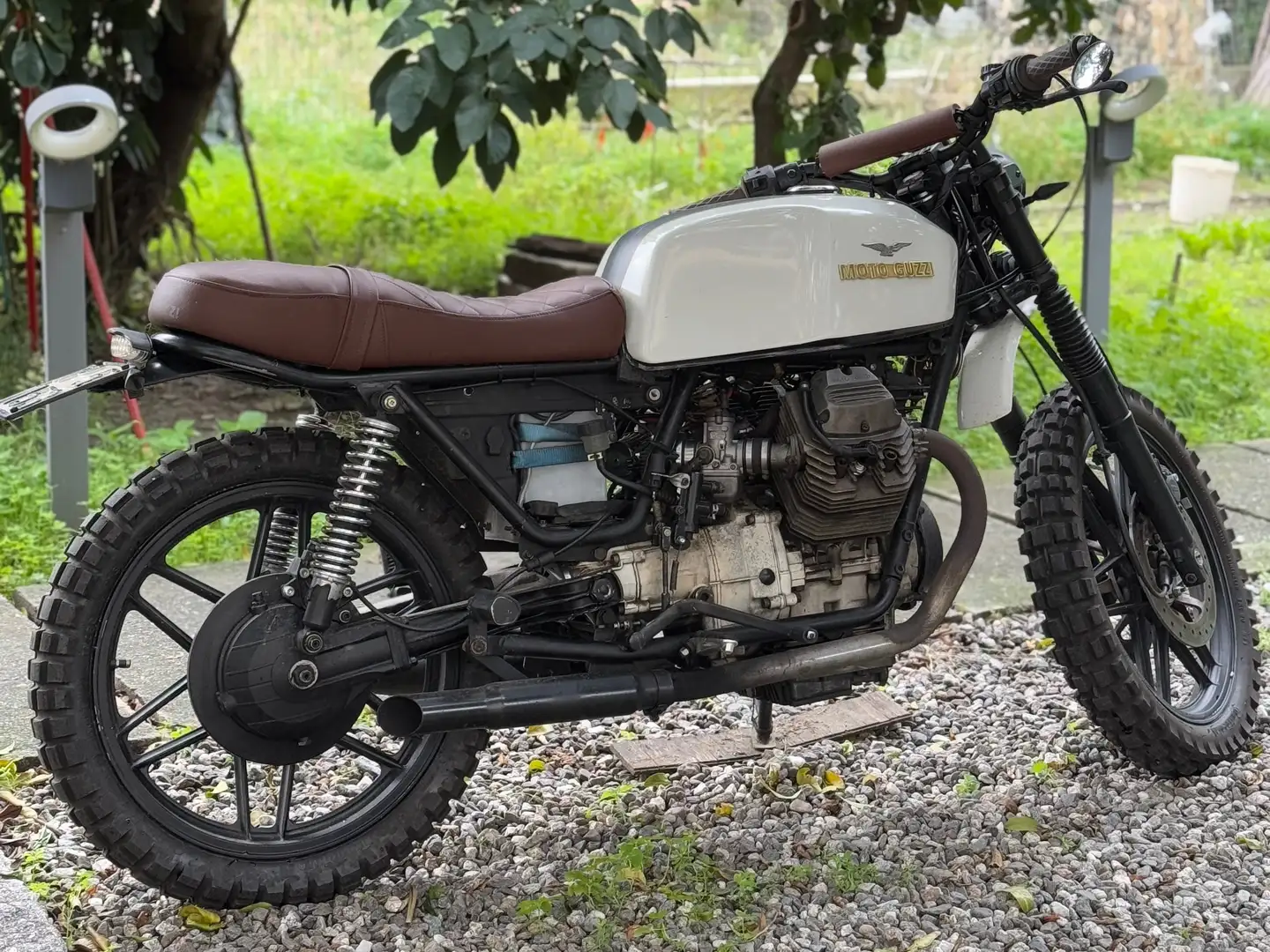 Moto Guzzi V 50 Custom Bianco - 2