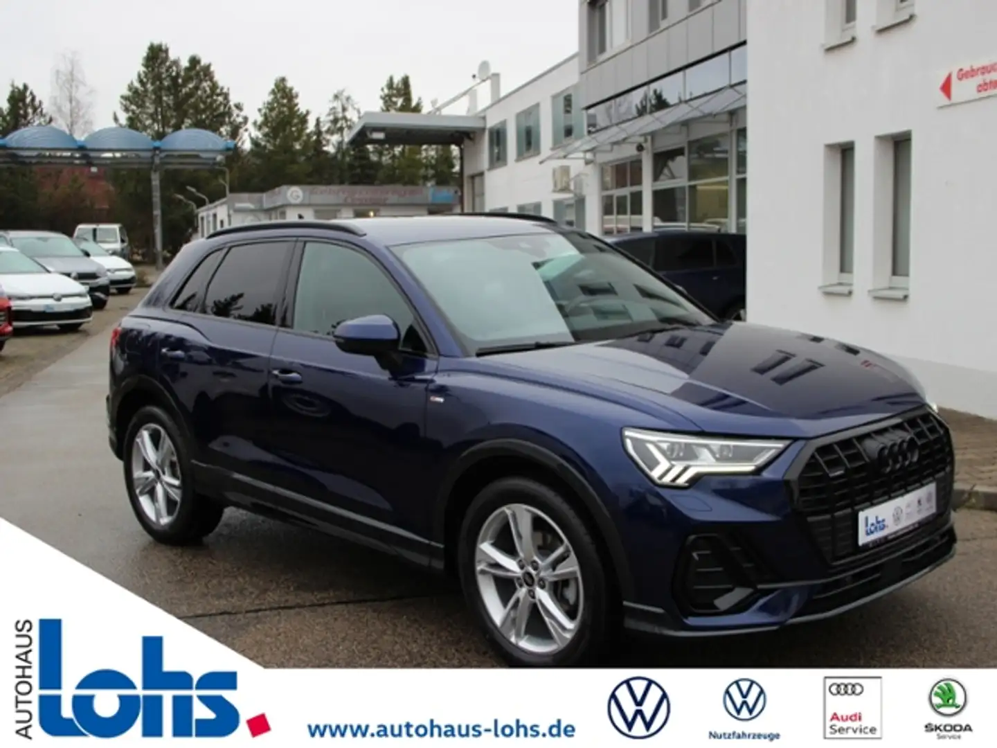 Audi Q3 35 TDI quattro S line Blau - 1