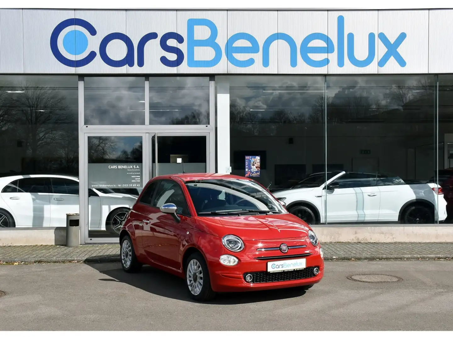 Fiat 500 1.0 Hybrid REGUL PDC 1° MAIN Rouge - 1
