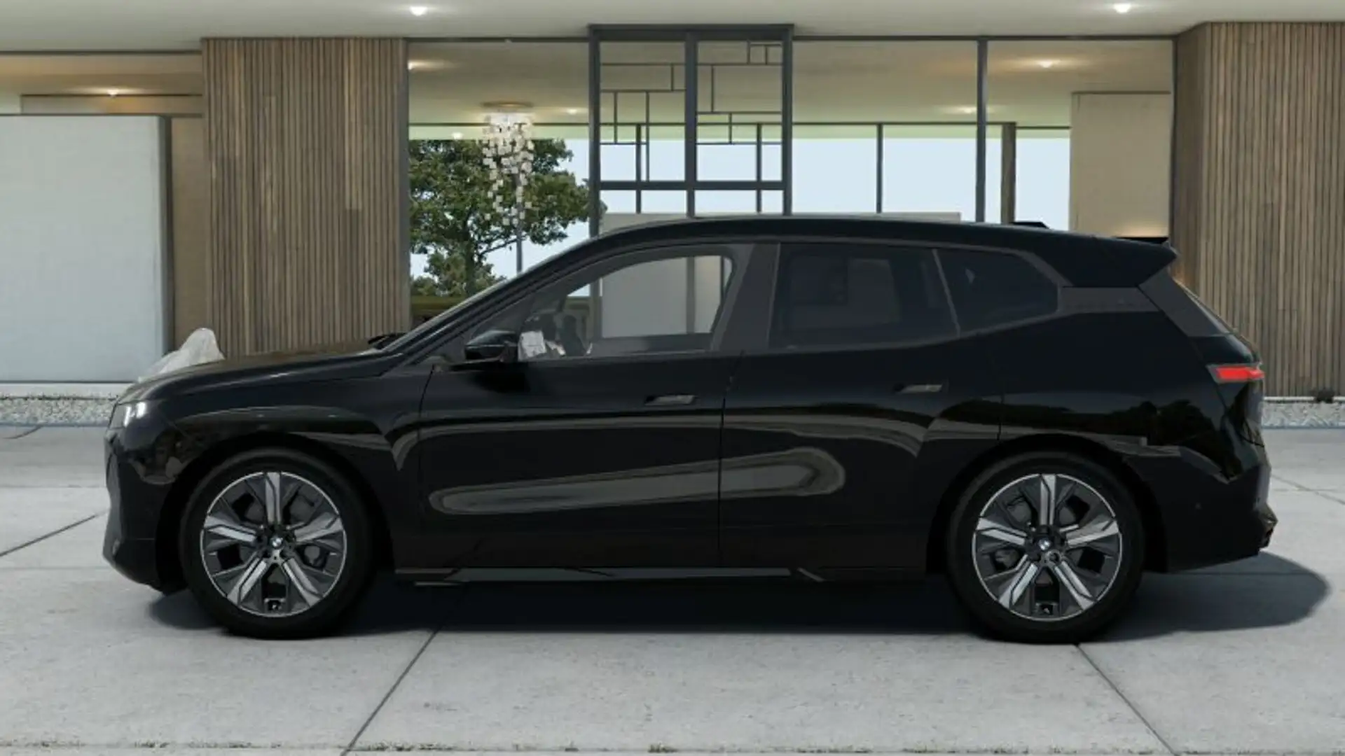 BMW iX xDrive45 Schwarz - 2